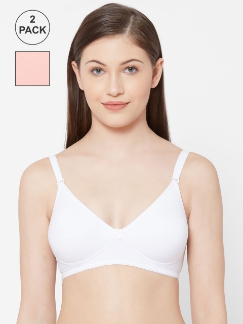

Juliet Multicoloured Solid Non-Wired Lightly Padded Everyday Bra, Multi