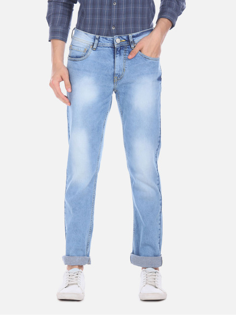 

Cherokee Men Blue Regular Fit Mid-Rise Clean Look Jeans