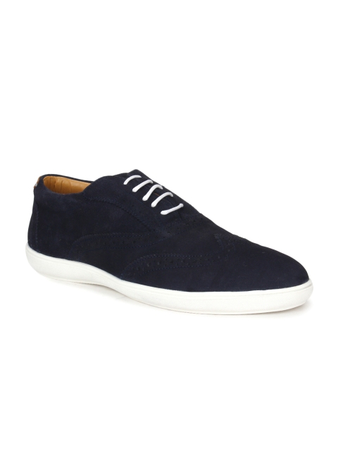 

Blackberrys Men Navy Suede Casual Shoes, Navy blue