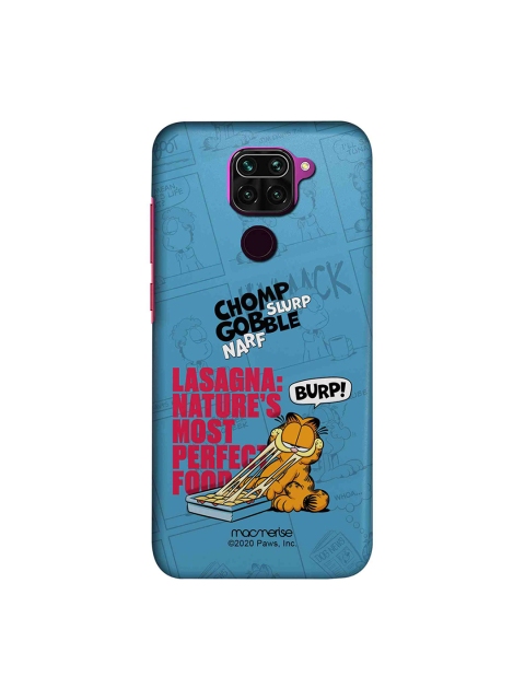 

macmerise Blue Perfect Food Xiaomi Redmi Note 9 Garfield Back Cover