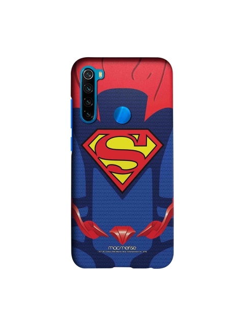 

macmerise Navy Blue & Red Suit up Superman Xiaomi Redmi Note 8 DC Comics Back Cover