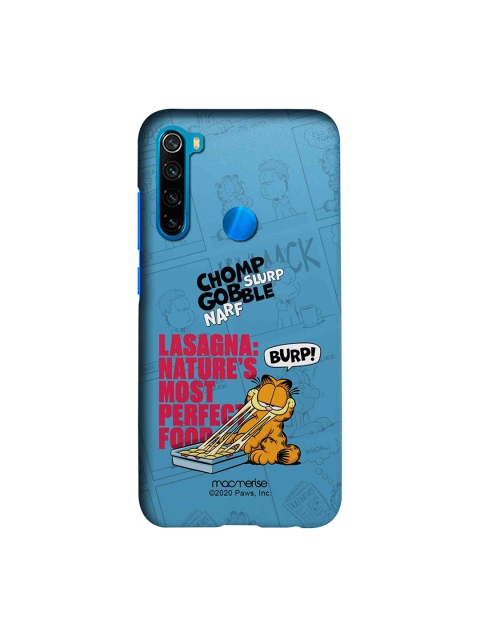 

macmerise Multicolored Perfect Food Xiaomi Redmi Note 8 Garfield Back Cover, Multi