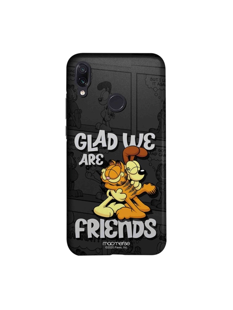 

macmerise Black Friendly Catdog Xiaomi Redmi Note 7 Garfield Back Cover