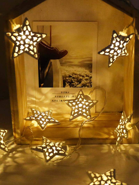 

TAYHAA Gold-Toned Solid Contemporary Outdoor String Lights