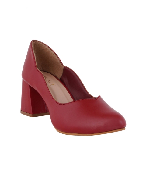 

SCENTRA Women Red Solid Pumps