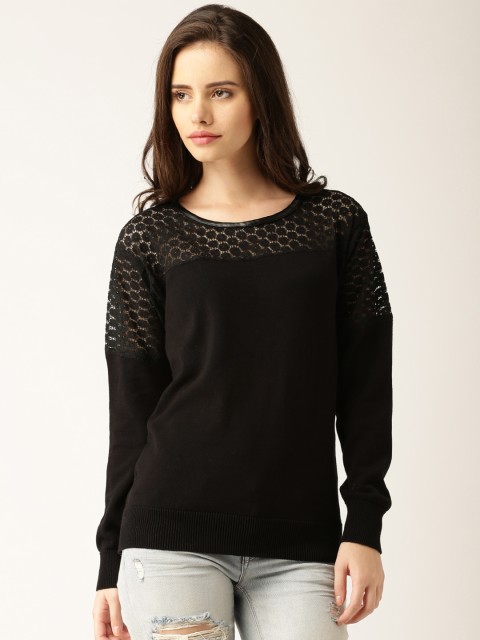 

DressBerry Women Black Sweater