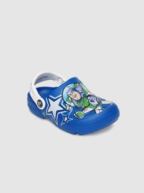 

Crocs Unisex Kids Blue & White Clogs Sandals