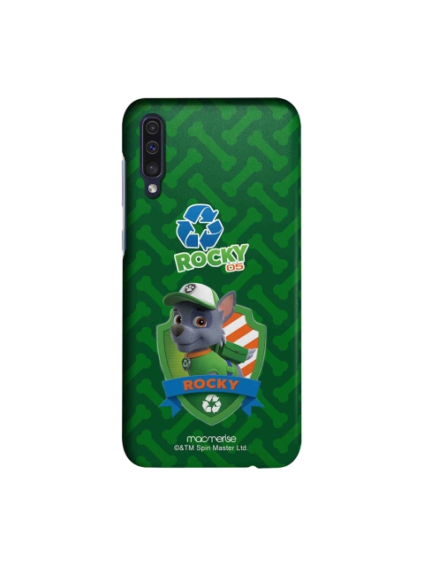 

macmerise Rocky Paw Patrol Samsung A50 Back Cover, Green