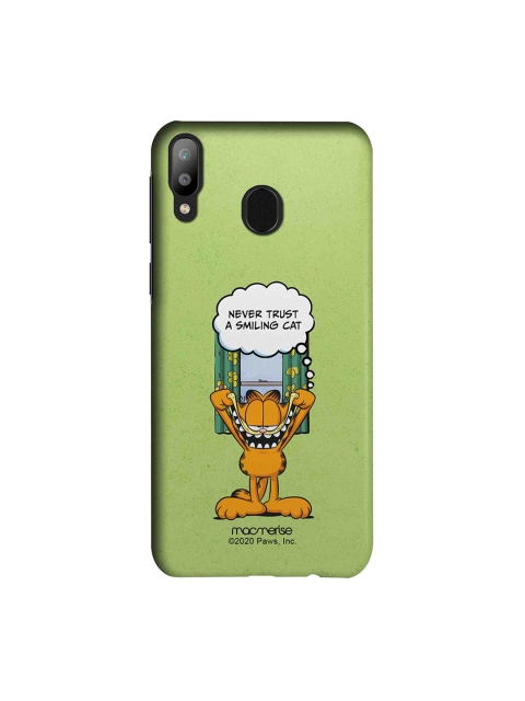 

macmerise Green Keep Smiling Garfield Samsung M20 Back Cover