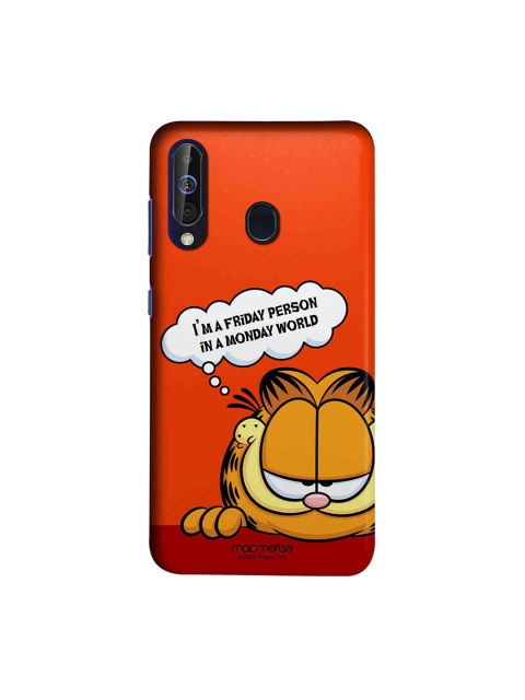 

macmerise Orange & Black Friday Garfield Samsung Galaxy A60 Case