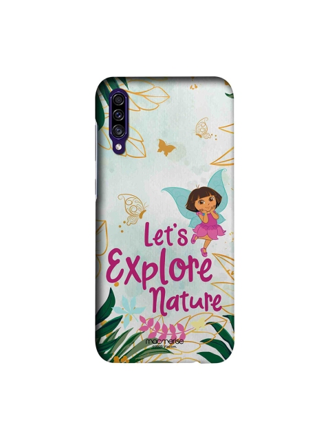

macmerise Unisex White Explore with Dora Samsung Galaxy A30s Dora Back Cover
