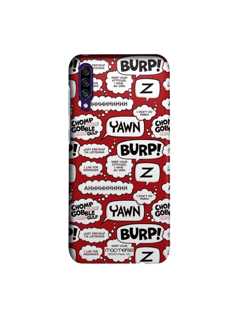 

Moods of Garfield Red Samsung A30s Garfield Back Cover