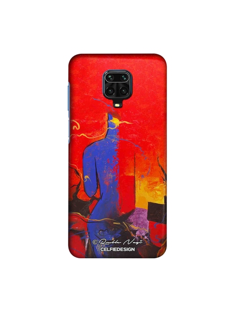 

macmerise Red & Blue Building a Mystery Xiaomi Redmi Note 9 Pro Back Cover