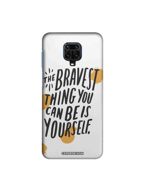 

Being Yourself Xiaomi Redmi Note 9 Pro Back Cover Signature, White