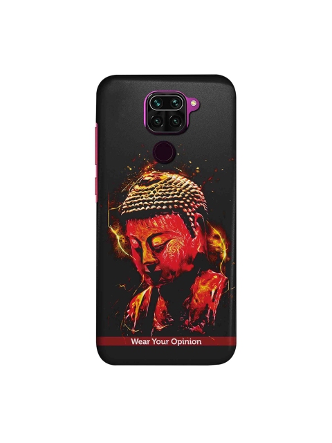 

macmerise Peace Buddha Xiaomi Redmi Note 9 Back Cover, Black