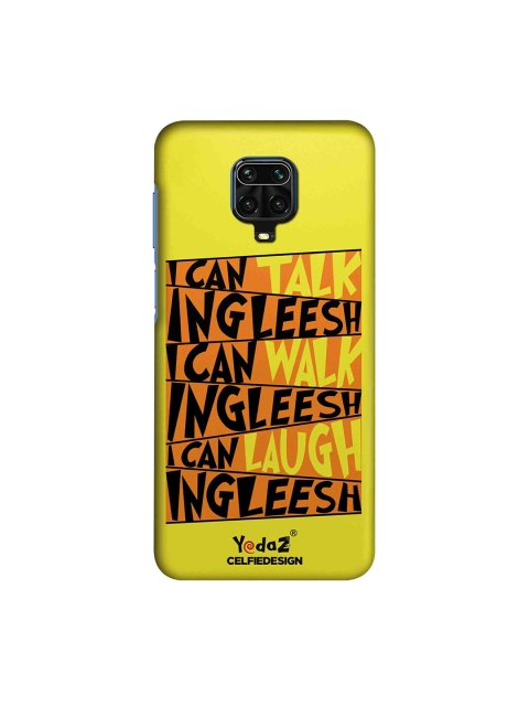 

macmerise Yellow & Orange I Can Talk Ingleesh Xiaomi Redmi Note 9 Pro Max Cover