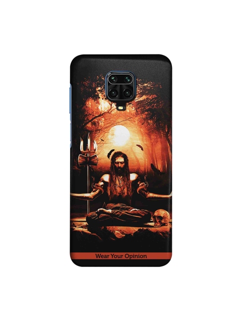 

Meditation Aghori Xiaomi Redmi Note 9 Pro Back Cover Wear Your Opinion, Black