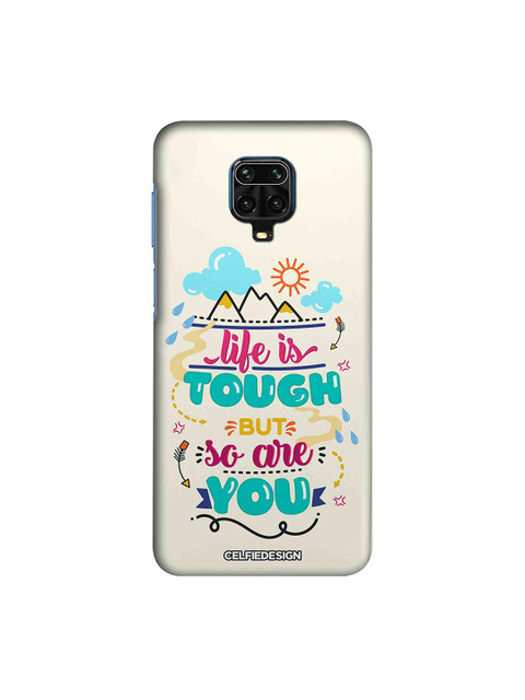

macmerise White Life Is Tough But So Are You Xiaomi Redmi Note 9 Pro Back Cover