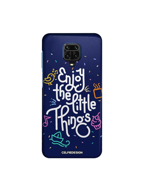 

macmerise Blue Enjoy The Little Things Xiaomi Redmi Note 9 Pro Back Cover