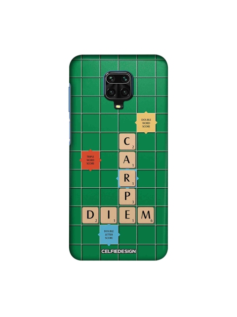 

macmerise Unisex Green Scrabble Game Xiaomi Redmi Note 9 Pro Back Cover Base 501