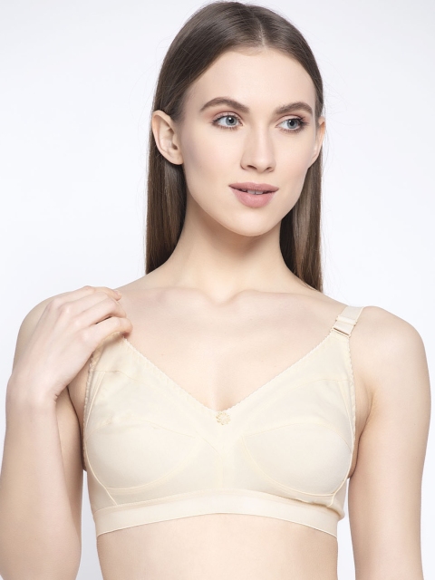 

GRACIT Beige Solid Non-Wired Non Padded Everyday Bra PW33-09