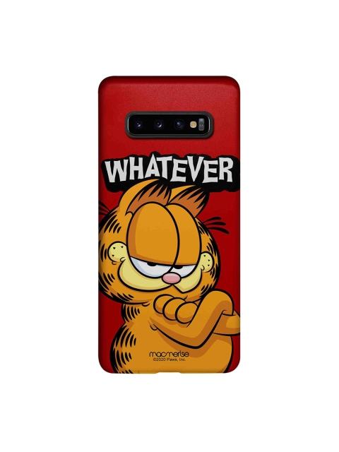 

macmerise Red & Yellow Garfield Yeah Whatever Samsung S10 Plus Back Cover
