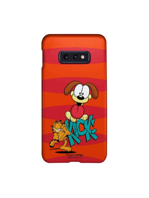 

macmerise Unisex Red Kick to Odie Samsung Galaxy S10E Garfield Back Cover