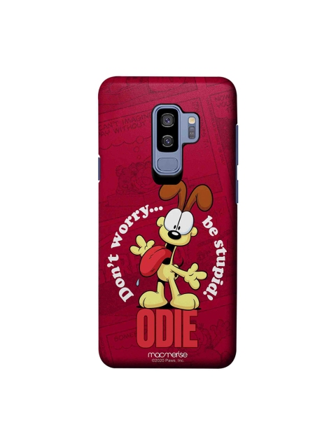 

macmerise Red Odie Dont Worry Samsung S9 Plus Garfield Back Cover