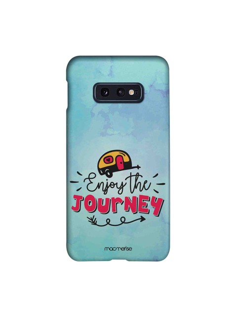 

Enjoy The Journey Samsung S10E Macmerise Illustrations Back Cover, Blue
