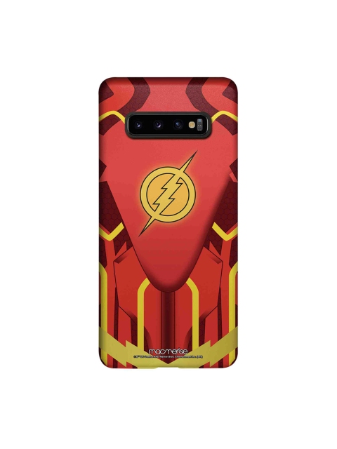 

macmerise Unisex Red Suit up Flash Samsung Galaxy S10 Plus DC Comics Back Cover