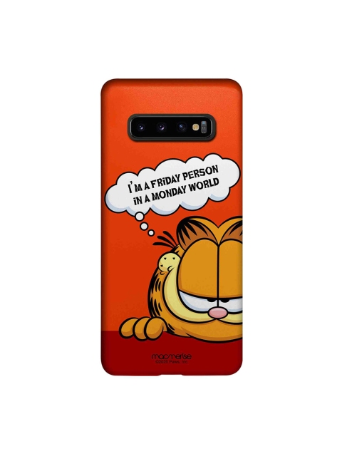 

macmerise Multicolored Friday Garfield Samsung S10 Plus Garfield Back Cover, Multi