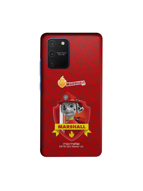 

macmerise Unisex Red & Yellow Marshall Paw Patrol Samsung S10 Lite Back Cover