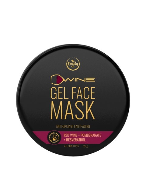 

The Beauty Co. D'Wine Face Gel Mask 20 gm, Black