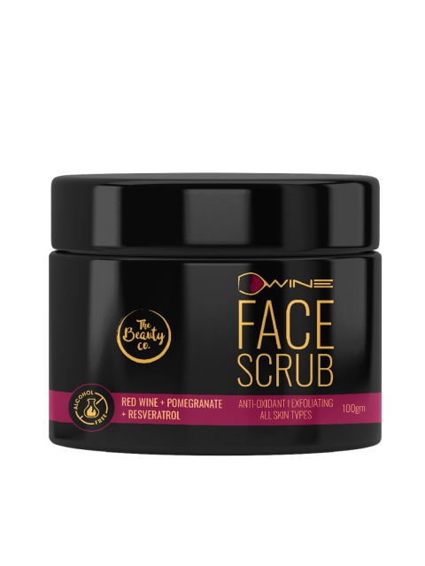 

The Beauty Co. D'Wine Face Scrub 100 gm, Black