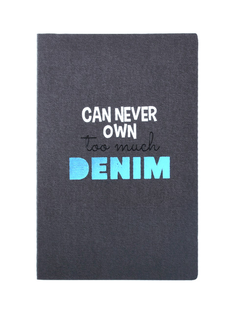

Doodle Blue & White Forever Denim Print Soft Bound Notebook