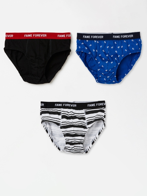 

Fame Forever by Lifestyle Boys Pack Of 3 Assorted Basic Briefs 8903738171269