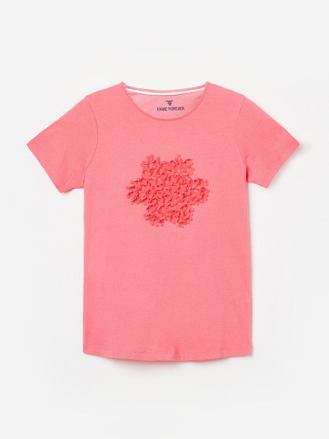 

Fame Forever by Lifestyle Girls Pink Printed Top