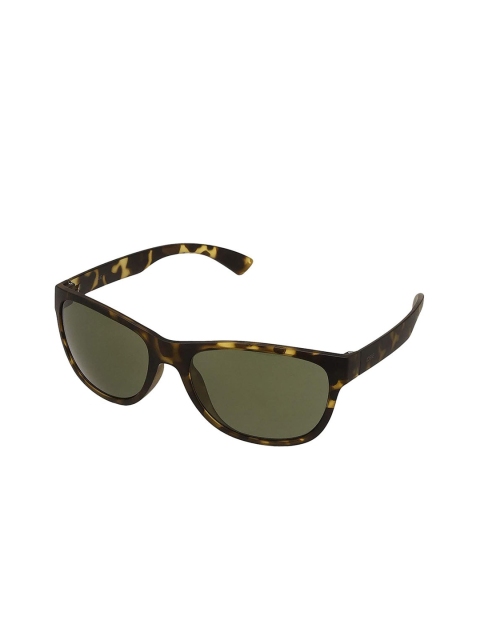 

IDEE MenUV Protected Mirrored Square Sunglasses IDS2461-C4SG, Green
