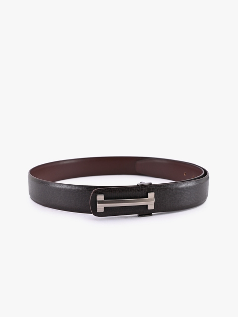 

BuckleUp Men Brown Solid Belt
