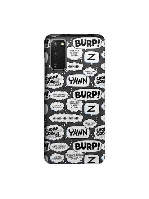 

macmerise Grey & White Moods Of Garfield Samsung Galaxy S20 Back Case