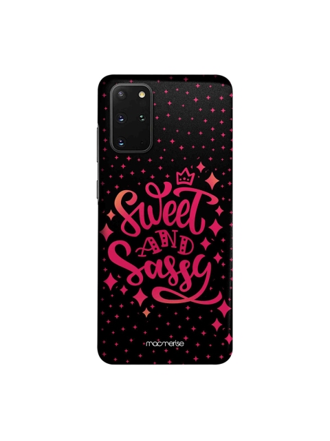 

macmerise Black & Pink Sweet & Sassy Samsung Galaxy S20 Plus Back Case