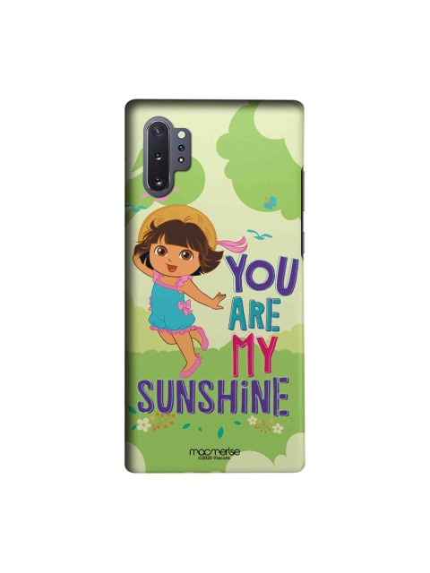 

macmerise Green & Blue Cartoon Character Dora Printed Samsung Galaxy Note 10 Plus Back Cover