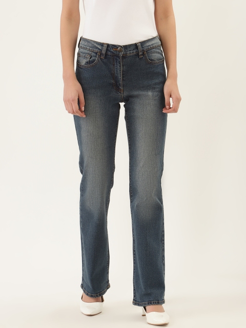 

Malachi Women Blue Bootcut High-Rise Clean Look Stretchable Jeans