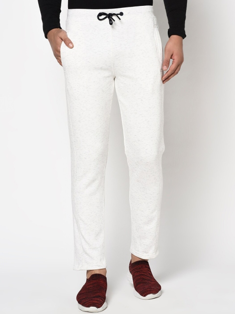 

Octave Men White Solid Track Pants