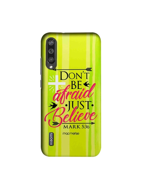 

macmerise Lime Green & Red Just Believe Xiaomi Mi A3 Back Case