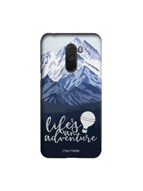 

macmerise Blue & White Macmerise Illustrations Lifes An Adventure Xiaomi Poco F1 Back Case