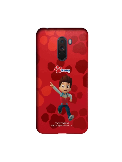 

macmerise Red & Beige Cartoon Characters Ryder Paw Patrol Xiaomi Poco F1 Back Case