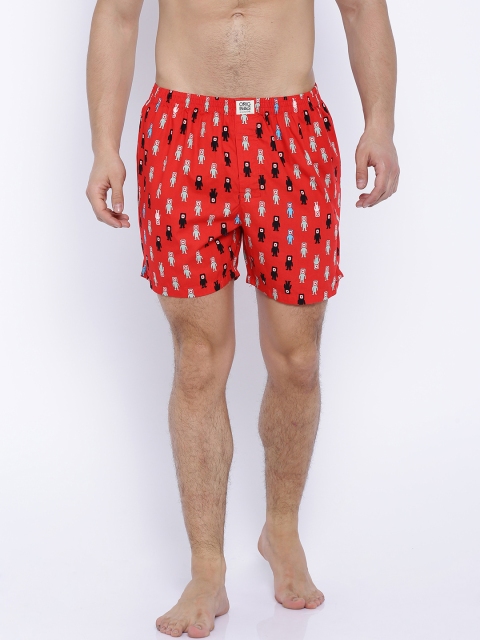 

Jack & Jones Red Printed Boxers 1768318010