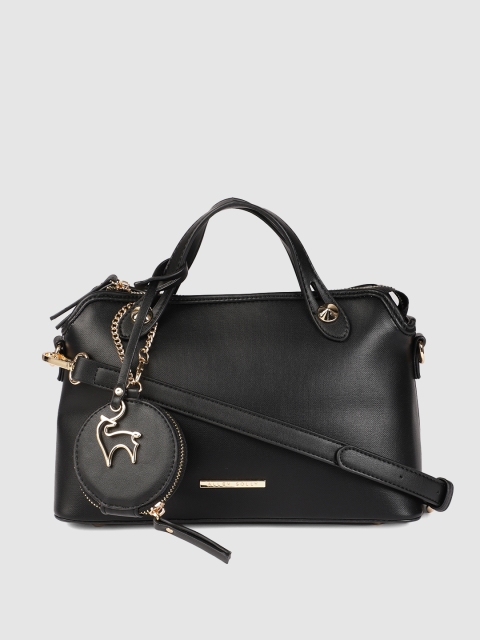 

Allen Solly Black Solid Handheld Bag