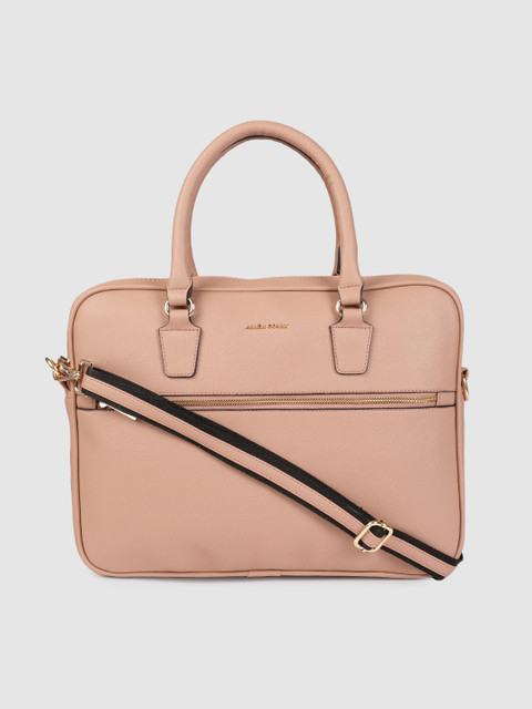 

Allen Solly Women Brown Solid Laptop Bag